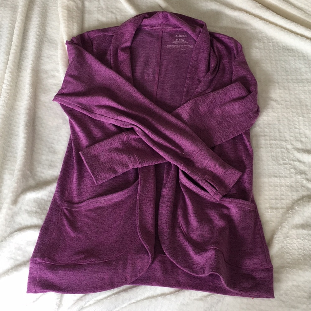 L.L. bean wrap sweater